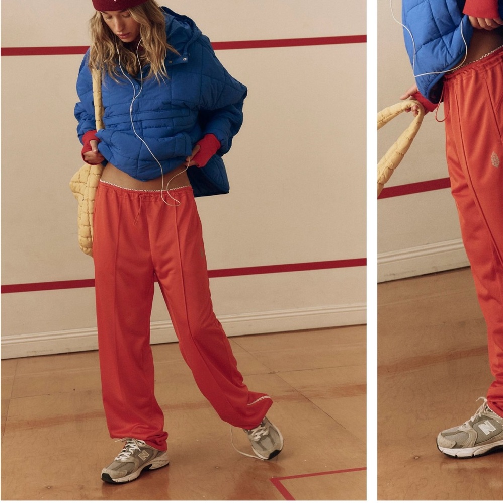 Free People Movement Red Women's Pants Medium